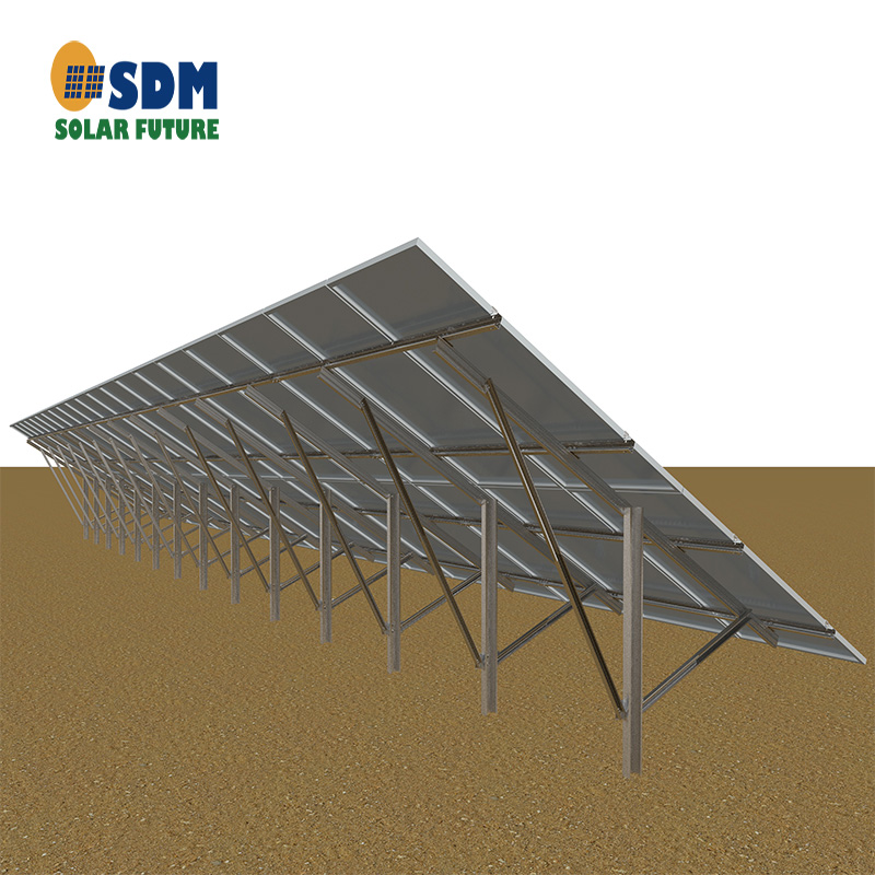 ZAM ground mounting system for power stations