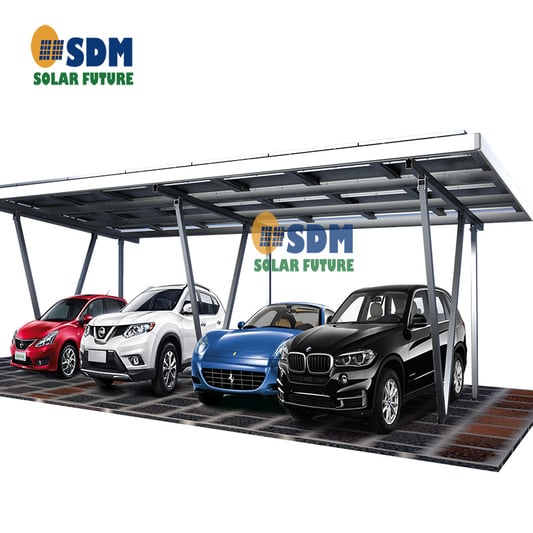 Aluminium alloy solar carport