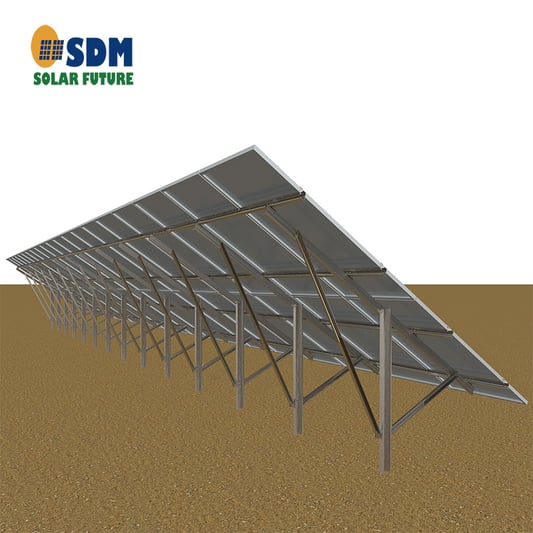 ZAM ground mounting system for power stations